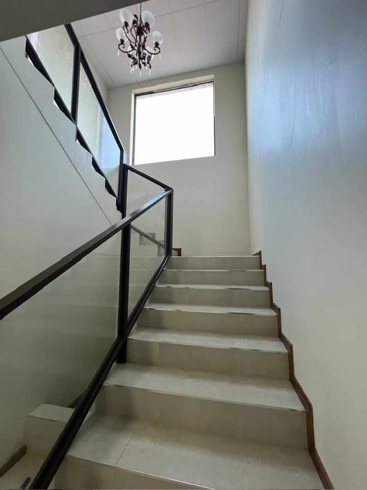 Staircase to the upper level