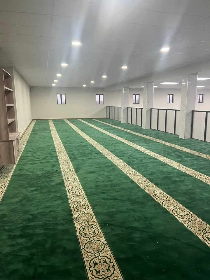 Upper level overlooking the prayer hall
